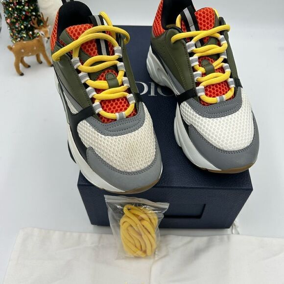 Women’s Dior B – 22 leather low top trainers size 38 made in Italy - Picture 4 of 11